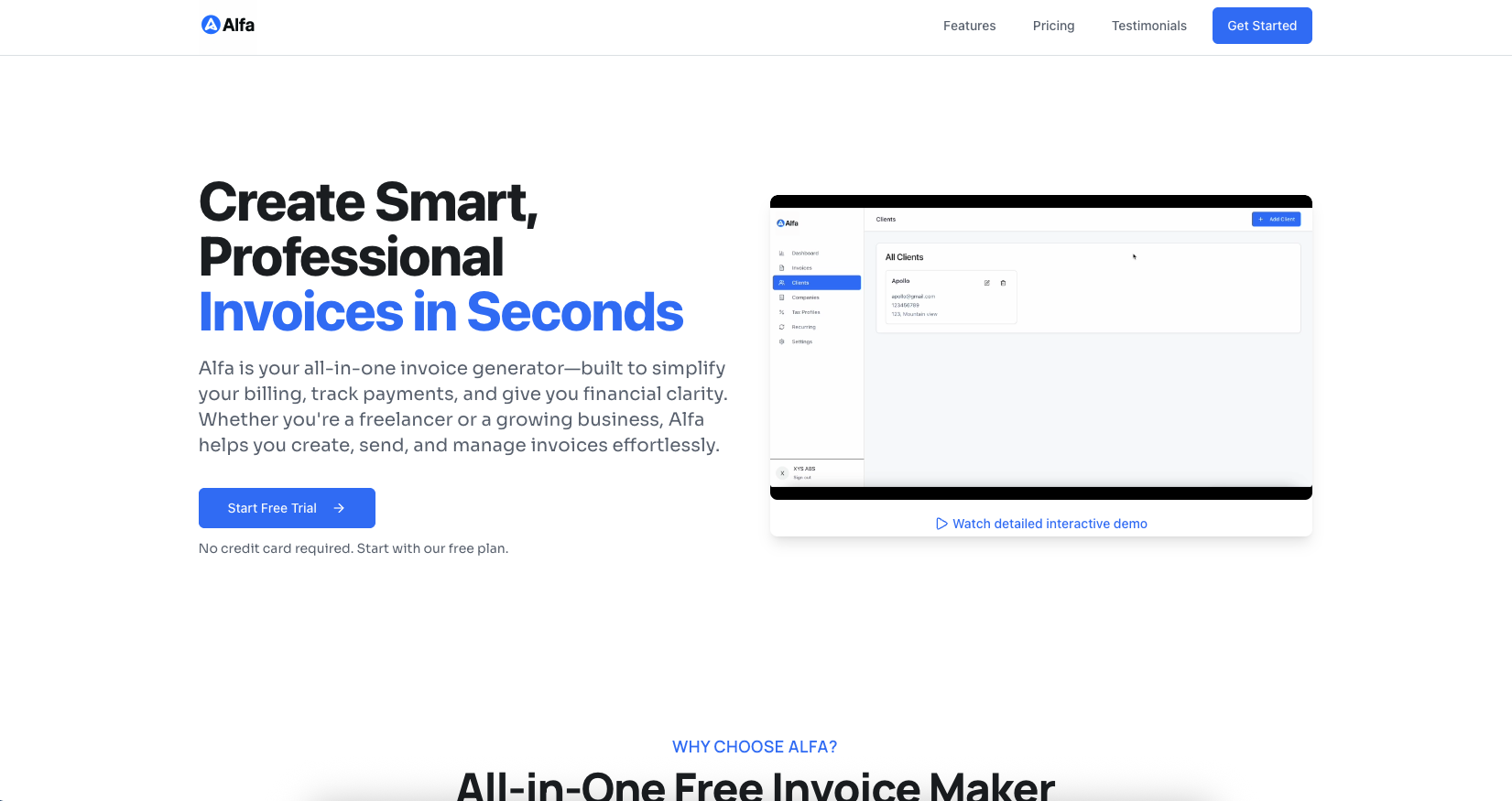 Alfaa preview